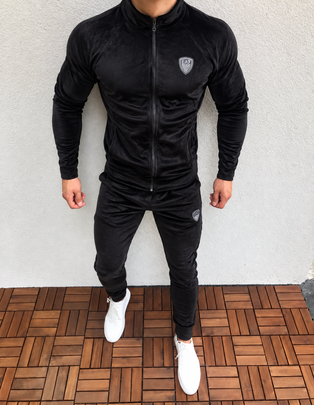EA7 emporio armani veliūrinis kostiumas