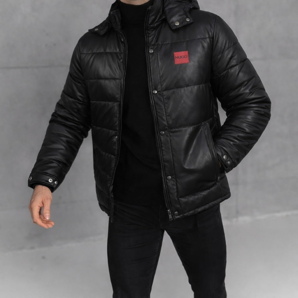 Hugo Boss odinė vyriška striuke