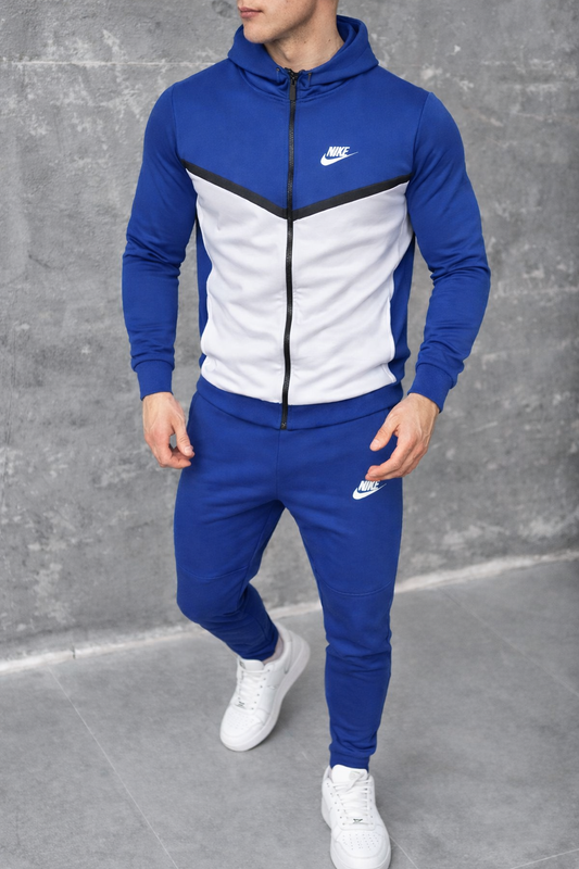 Nike mėlynas vyriškas sportinis kostiumas